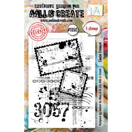 AALL & Create Stamp Set A7 1180 Chain Framed