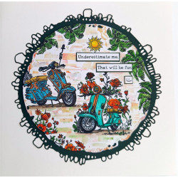 AALL & Create Stamp Set A6 1185 Beach Bikers