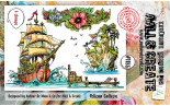 AALL & Create Stamp Set A6 1186 Pelican Galleon