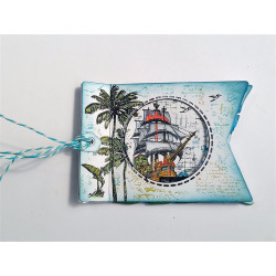 AALL & Create Stamp Set A6 1186 Pelican Galleon