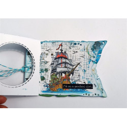 AALL & Create Stamp Set A6 1186 Pelican Galleon