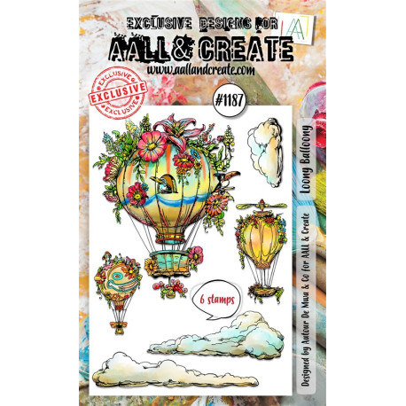 AALL & Create Stamp Set A6 1187 Loony Balloony