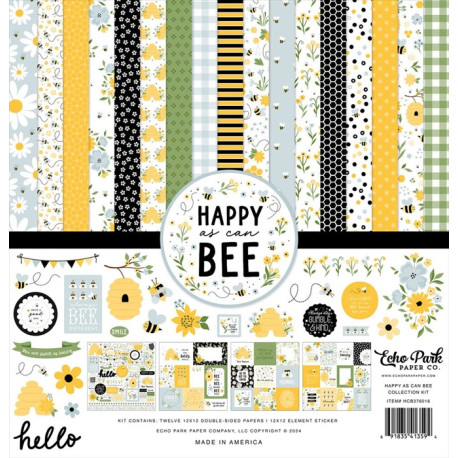 Echo Park Happy As Can Bee Collection Kit 30x30cm