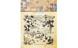 StudioLight Wild & Free Clear Stamp Script & Wildflowers nr.671