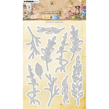 StudioLight Wild & Free Cutting Die Sprigs & Sprouts n.826