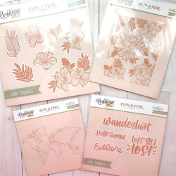 MINTOPIA  Hot Foil&Fun Sfondo Hibiscus PENSACOLA plate