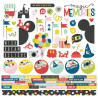 Simple Stories Say Cheese Magic CARDSTOCK STICKERS 30x30cm
