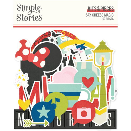 Simple Stories Say Cheese Magic Bits & Pieces 62pz