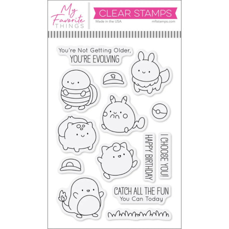 My Favorite Things Evolving Friends Clear Stamps