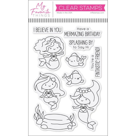 My Favorite Things Fintastic Friends Clear Stamps