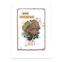 AALL & Create Stamp Set A7 1177 Roses In Bloom