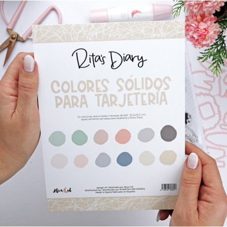 Alua Cid Rita's Diary Carte Mono con Texture Pad 6x8''