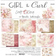 Craft o' Clock Girl & Curl Paper Collection Set 30x30cm 6fg