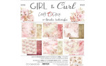 Craft o' Clock Girl & Curl Paper Collection Set 30x30cm 6fg