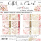 Craft o' Clock Girl & Curl Paper COLLECTION and BASIC designs Set 20x20cm 24fg