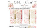 Craft o' Clock Girl & Curl Paper COLLECTION and BASIC designs Set 20x20cm 24fg