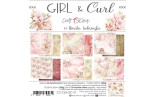 Craft o' Clock Girl & Curl Paper Collection Set 15x15cm 24fg