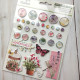 Simple Stories Simple Vintage Meadow Flowers Decorative Brads 33pz