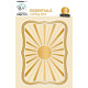 StudioLight Essentials Hot Foil Cutting Die Sunburst nr.3 (fustella+plate)