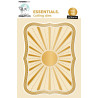 StudioLight Essentials Hot Foil Cutting Die Sunburst nr.3 (fustella+plate)