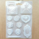 Stamperia Soft Mould A5 Shabby Rose Letters and Seals