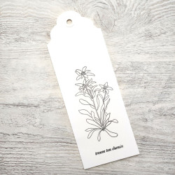 HA-PI Little Fox EDELWEISS Wanderlust Clear Stamp