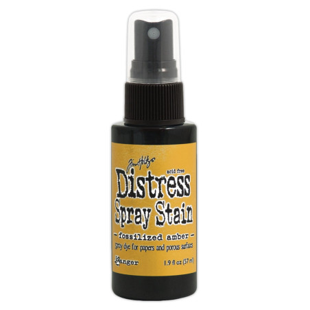 Tim Holtz Distress Spray Stain Fossilized Amber