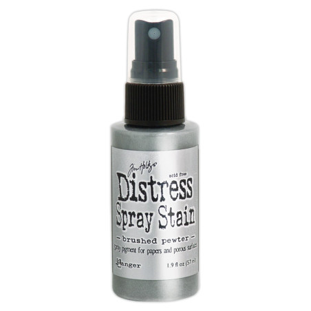 Tim Holtz Distress Spray Stain Brushed Pewter