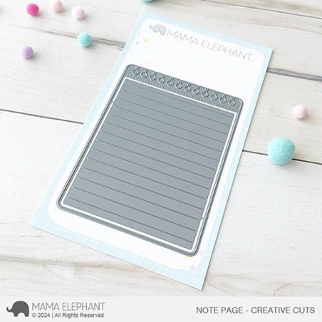 Mama Elephant NOTE PAGE CREATIVE CUTS