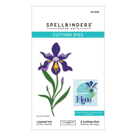 Spellbinders Layered Iris Etched Dies