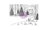 Purple Onion Designs Stacey Yacula - Evergreen Trail & Creek Background