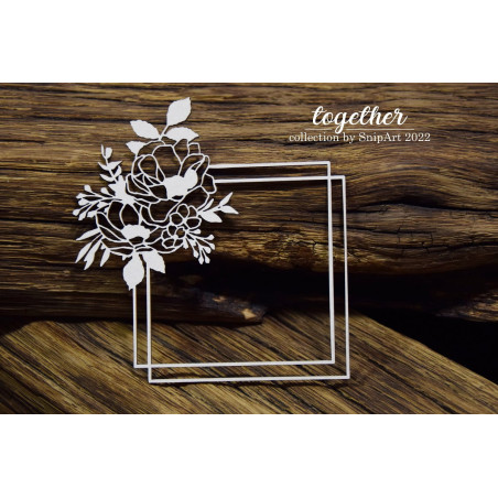 Chipboard Elements Together Square Frame