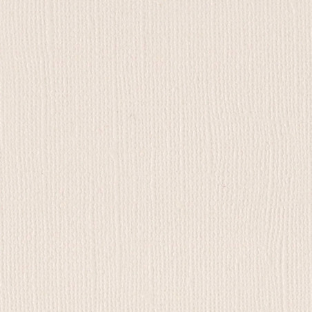 Cartoncino Bazzill Mono Canvas VANILLA 30x30cm 216gsm