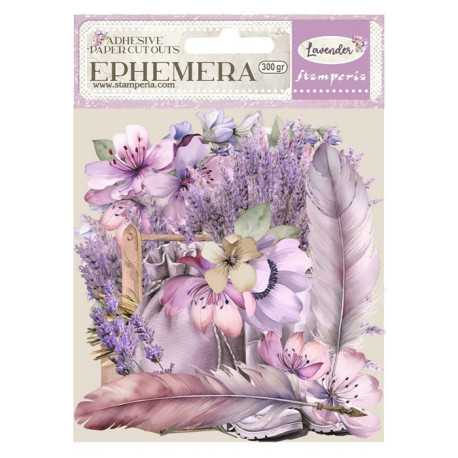 Stamperia Lavender Ephemera 36pz