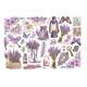 Stamperia Lavender Ephemera 36pz