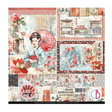 Ciao Bella LAND OF THE RISING SUN Paper Pad 20x20cm