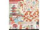 Ciao Bella LAND OF THE RISING SUN PATTERNS Pad 30x30cm