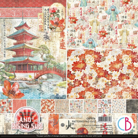 Ciao Bella LAND OF THE RISING SUN PATTERNS Pad 30x30cm