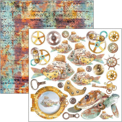 Ciao Bella CORAL REEF Fussy Cut Pad 15x15cm