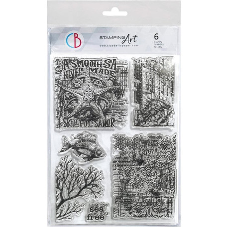 Ciao Bella SUBMERSIBLE SECRETS CLEAR STAMP SET