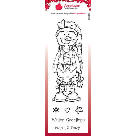 Woodware Craft Collection Winter Boots Clear Stamps