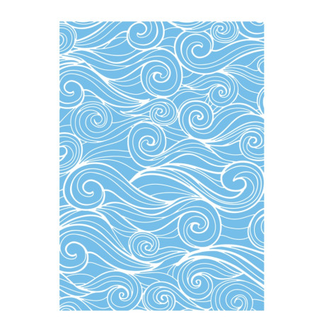 Crafter's Companion 2D Embossing Folders Wonderful Waves