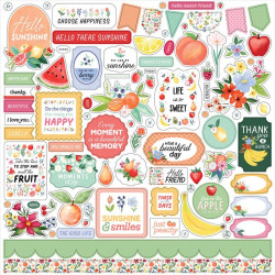 Carta Bella Fruit Stand Paper Pad 30x30cm