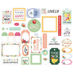 Carta Bella Fruit Stand Frames & Tags 34pz