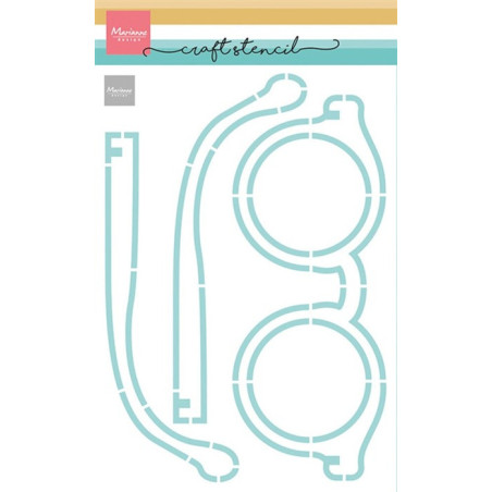 Marianne Design Craft Stencil A5 Glasses