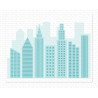 My Favorite Things Layered City Skyline Stencil
