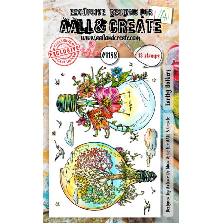 AALL & Create Stamp Set A6 1188 Earthy Bulbers