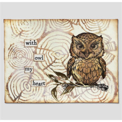 AALL & Create Stamp Set A6 1196 Night Wing Petals