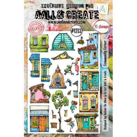 AALL & Create Stamp Set A5 1233 Community Corner