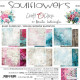 Craft o' Clock Soulflowers Paper COLLECTION and BASIC designs Set 20x20cm 24fg